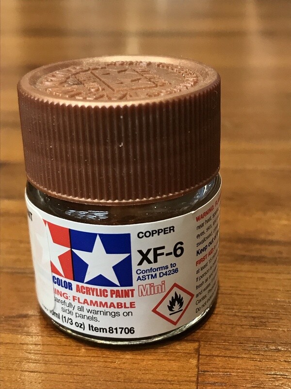 799-81706 XF-6 FLAT COPPER ACRYLIC MINI