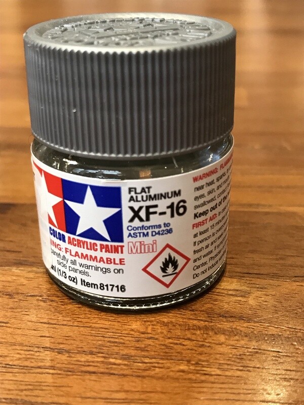 799-81716 XF-16 FLAT ALUMINUM ACRYLIC MINI