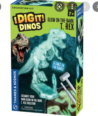 TK630409 I Dig It! Dinos - Glow-in-the-Dark T. Rex Excavation Kit