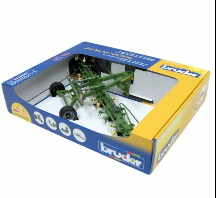 02224 Krone trailed rotary tedder with running gear KWT 8.82
