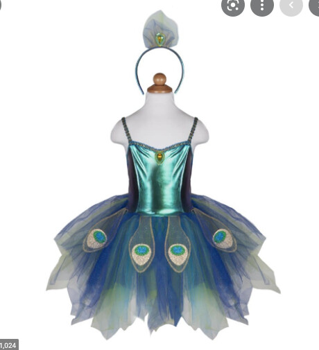 34885 Pretty Peacock Dress w/Headband