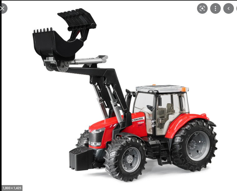 03047 Massey Ferguson 7600 with Frontloader