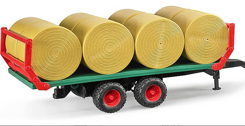 02220 Bale Transport Trailer with 8 Round Bales