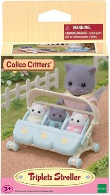 CC1898 TRIPLE STROLLER CALICO CRITTERS