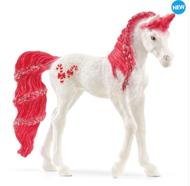 70729 Candy Cane Collectible Unicorn