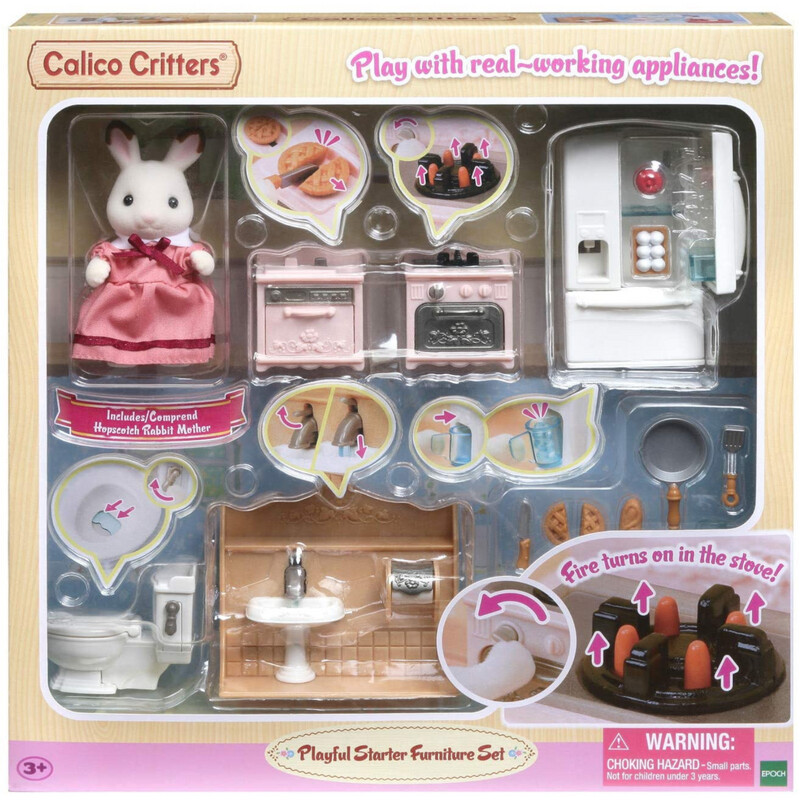 CC1882 BL PLAYFUL START Furniture Set CALICO CRITTERS