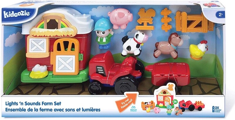 G02591 LIGHTS N SOUNDS FARM PLA KIDOOZIE