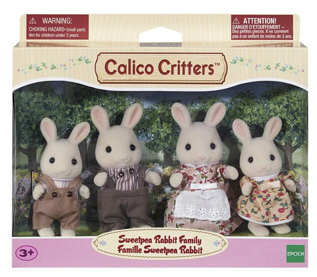 CC1545 Sweetpea Rabbit Family