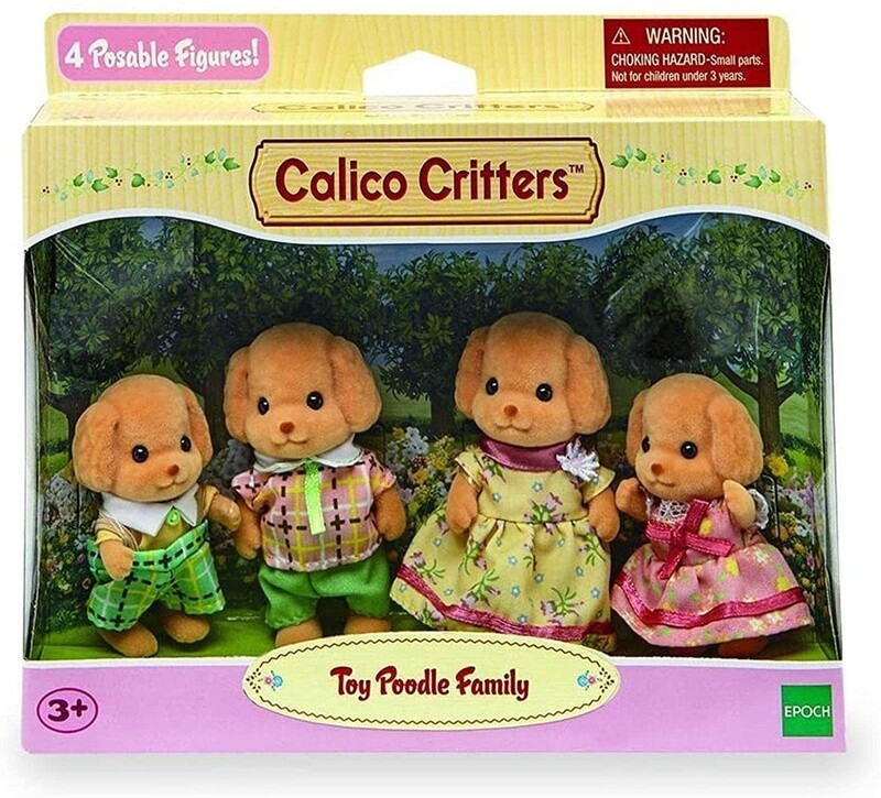 CF1735 BL TOY POODLE FAMILY CALICO CRITTERS