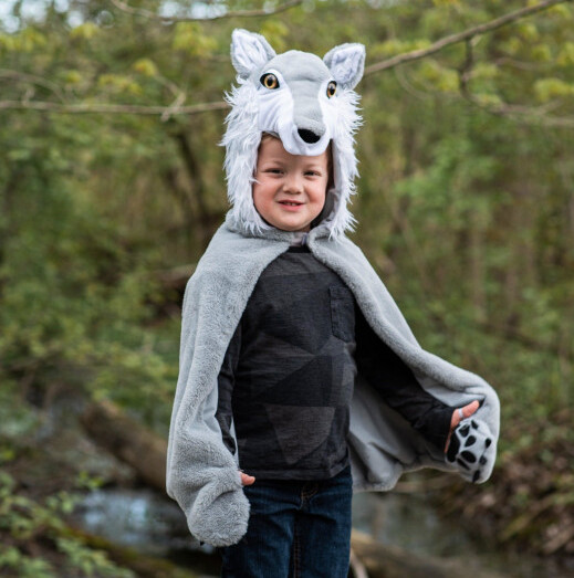 57565 Woodland Wolf Cape, 4-6