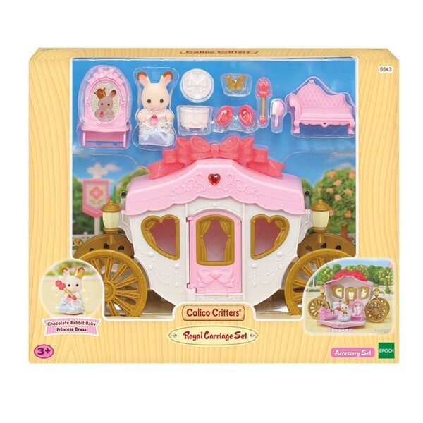 CC1918 BL ROYAL CARRIAGE SET CALICO CRITTERS