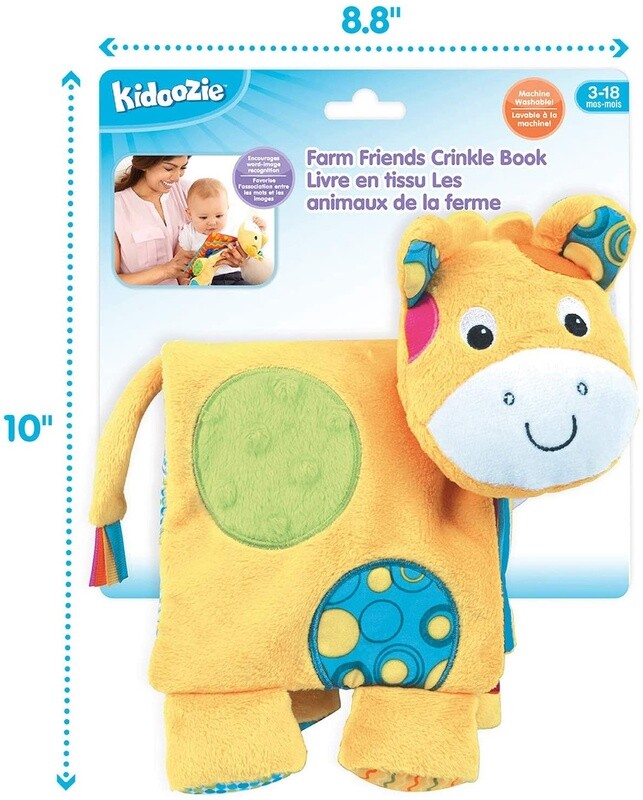 E00368 FARM CRINKLE BOOK KIDOOZIE