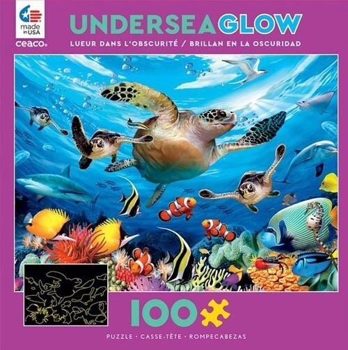 CEA 1616-4 100PC UNDERSEA GLOW IN DARK ASST