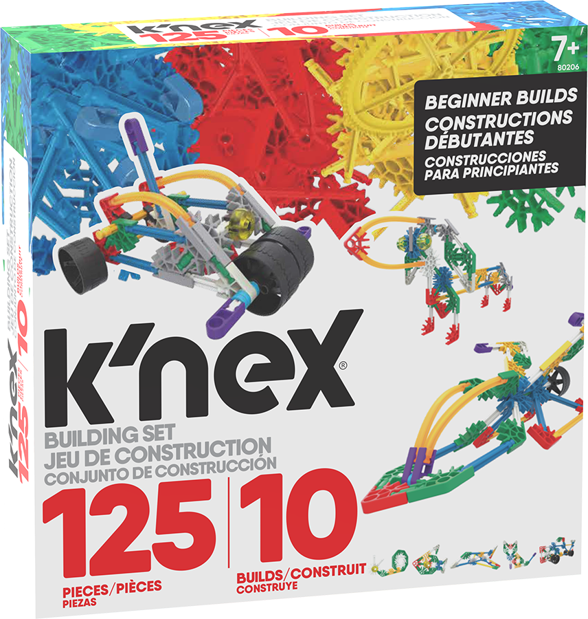 KNX 80206 K&#39;NEX CLASSIC - 125PC BEGINNER BUILDS (4) ML