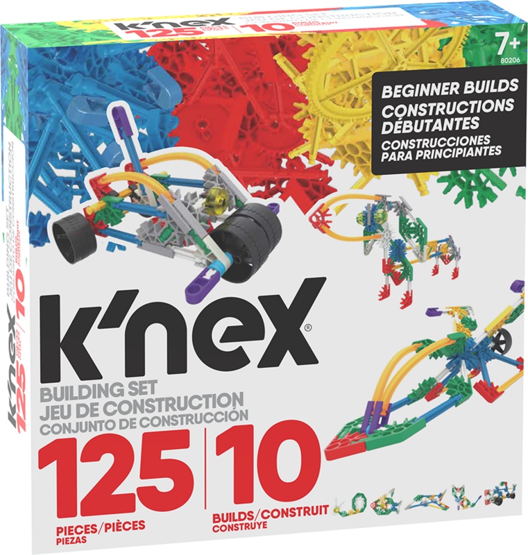KNX 80206 K&#39;NEX CLASSIC - 125PC BEGINNER BUILDS (4) ML