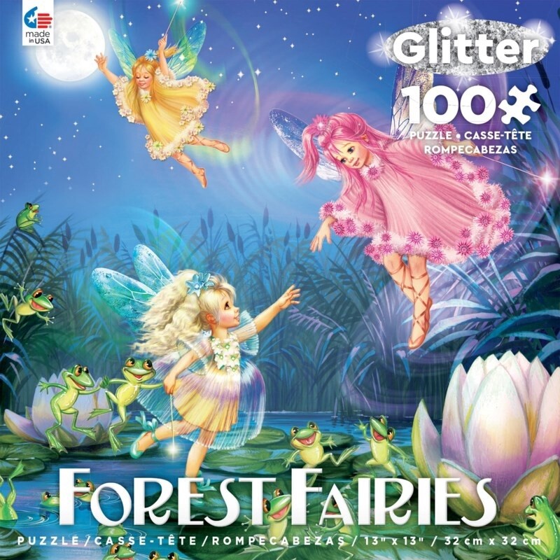 CEA 1671-2 100PC FOREST FAIRIES GLITTER ASST