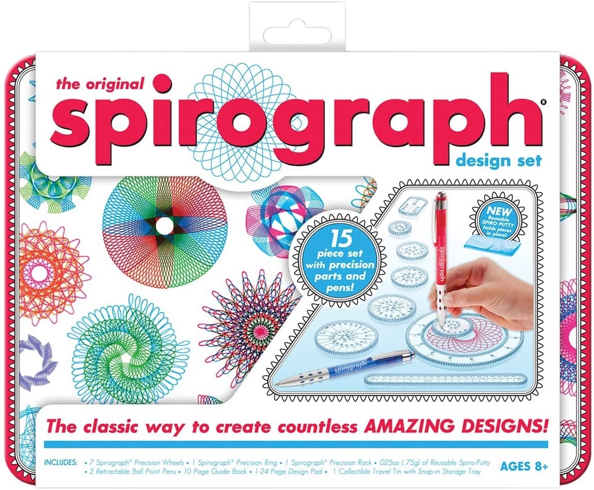 KA-1002 SPIROGRAPH DESIGN SET TIN