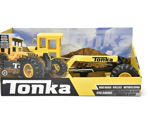 TNK 06053 18&quot; STEEL CLASSICS ROAD GRADER (2) BL