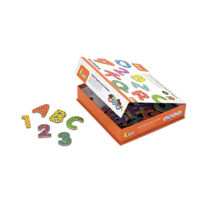 594299 MAGNETIC LETTERS &amp; NUMBERS - 77 PCS