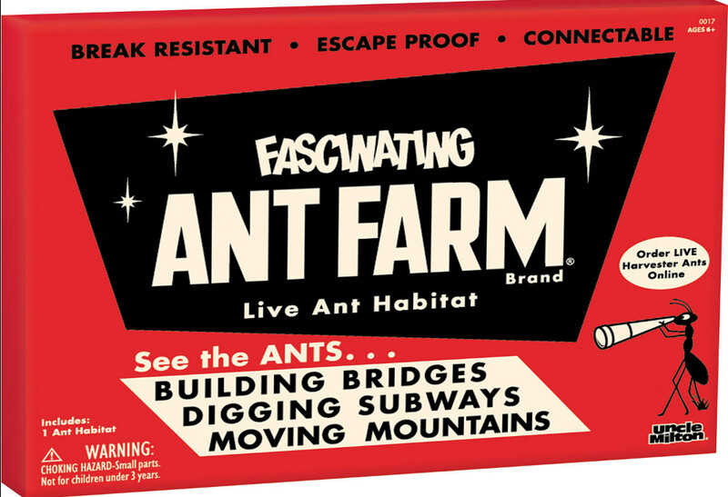 0017 UNCLE MILTON RETRO ANT FARM