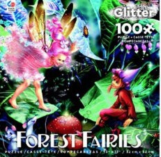 CEA 1671-1 100PC FOREST FAIRIES GLITTER ASST