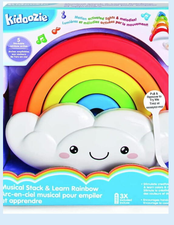 G02671 Musical Stack &amp; Learn Rainbow