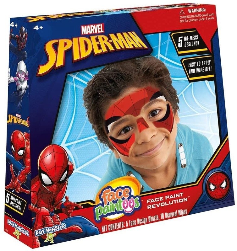 PAT-3702 Face Paintoos: Spiderman