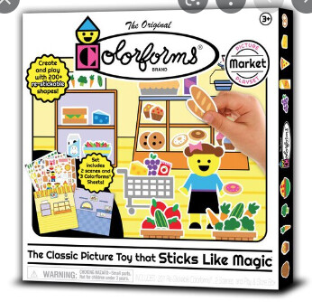 KA-1114 Colorforms - Market Picture Playset