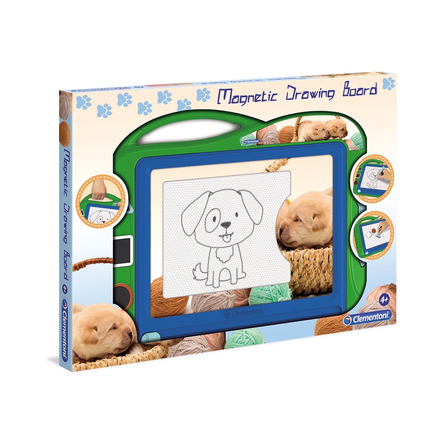 185702 MAGNETIC DRAWING BOARD-DOGS (MULTI)