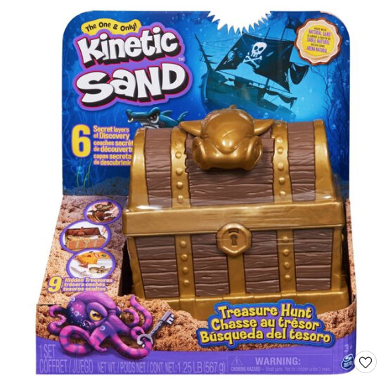 SML6062080 KINETIC SAND - TREASURE HUNT ( hidden Gems )