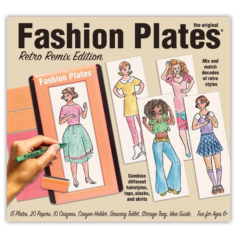 KA-1352 Fashion Plates - Retro Remix