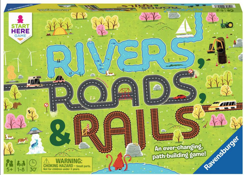 22053 Rivers, Roads &amp; Rails Matching Game