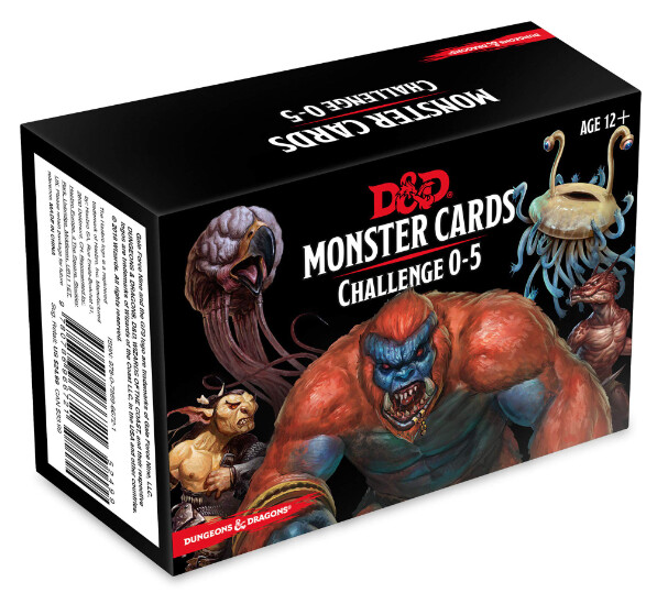 GF9C6282 Dungeons &amp; Dragons: Monster Cards Challenge 0-5