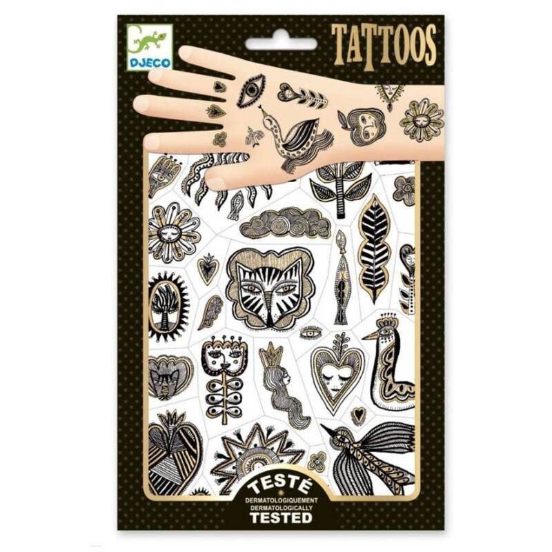 DJ09595 - Tattoos / Golden chic