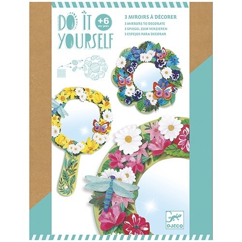DJ07908 - DIY / Mirrors to decorate / Pretty flowers