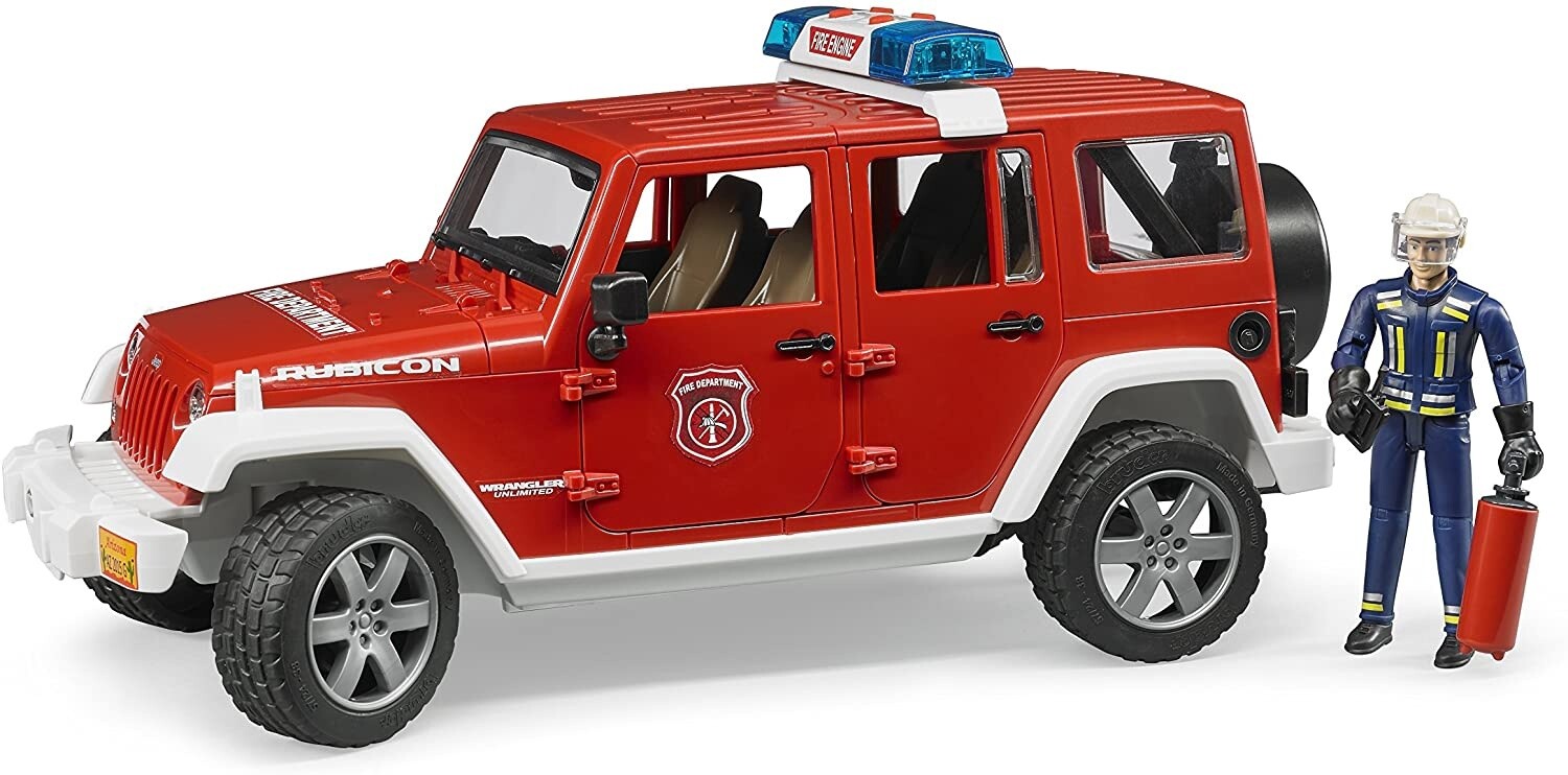 02528 Jeep Rubicon Fire rescue with Fireman