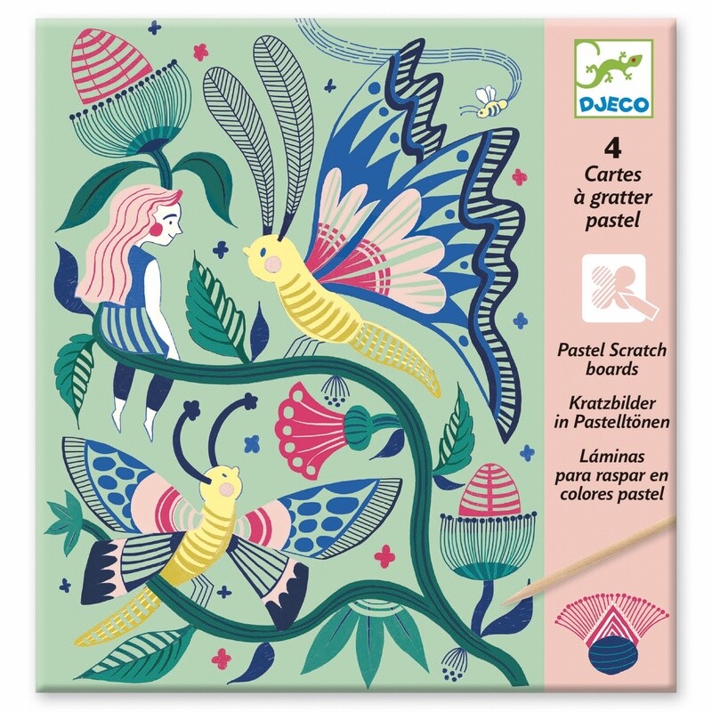 DJ09719 - Scratch cards / Fantasy garden