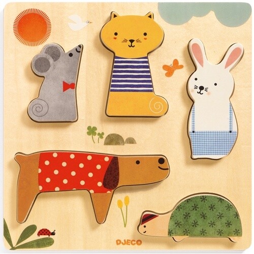 DJ01051 - Wooden Puzzle / Woodypets