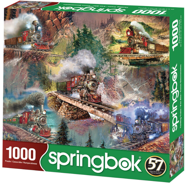 SP3310948 N 1000PC PUZZLE-THRILLING TRAINS