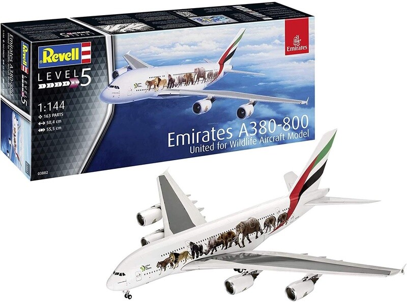 910-03882 Airbus A380-800 Emirates Wild (3/ct
