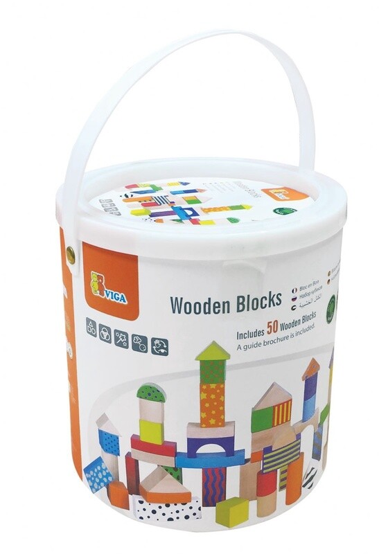 596958 COLOURFUL BLOCKS - 50PCS (MULT)