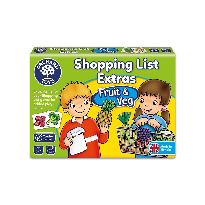 101150 SHOPPING LIST-EXTRAS: FRUITS &amp;VEGGIES