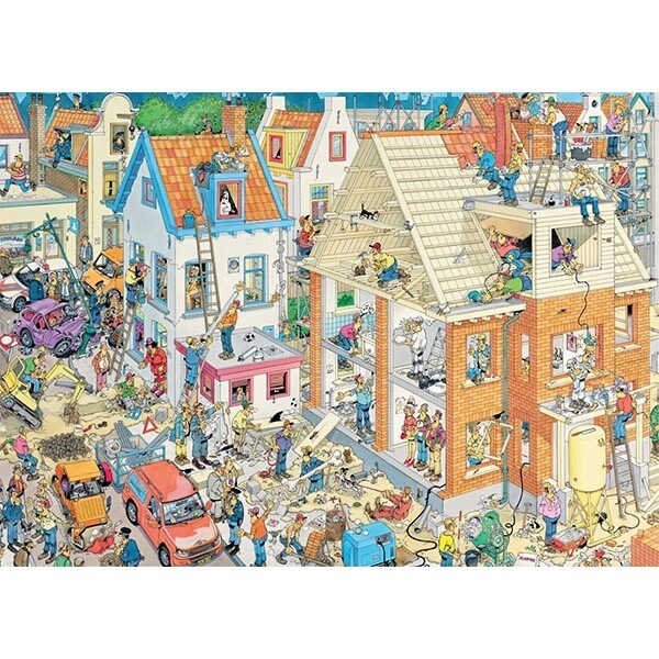 70-17461 1500pc The Building Site JvH