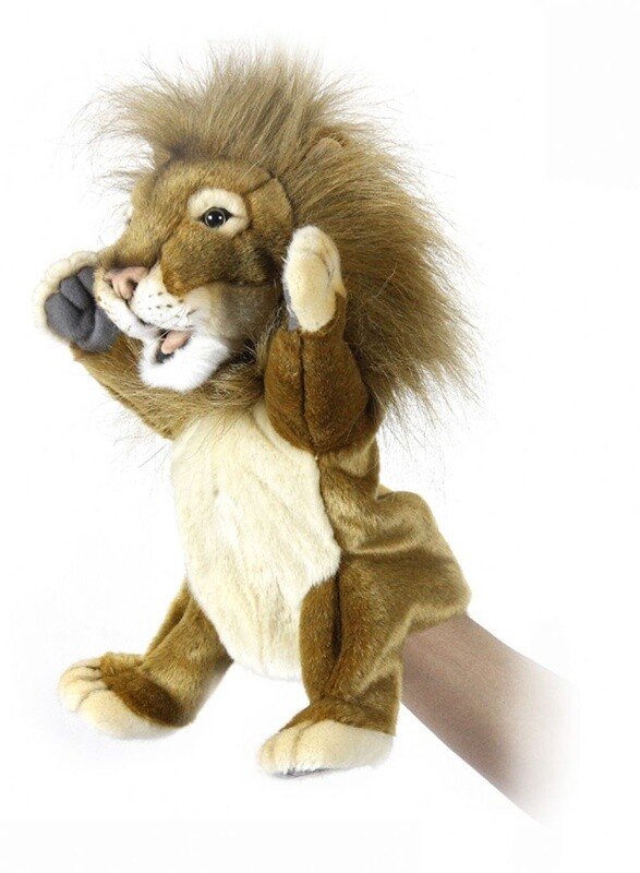 4041 LION PUPPET 28 cmH.