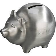 LE-80035 PIGGY BANK PEWTER FINISH