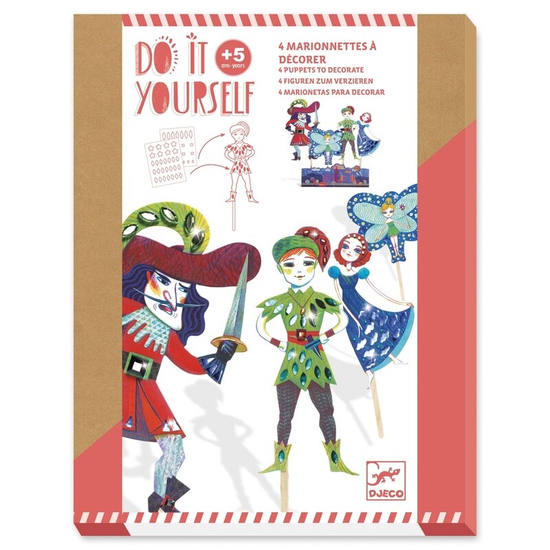 DJ07990 - DIY / Puppets to decorate / Peter Pan