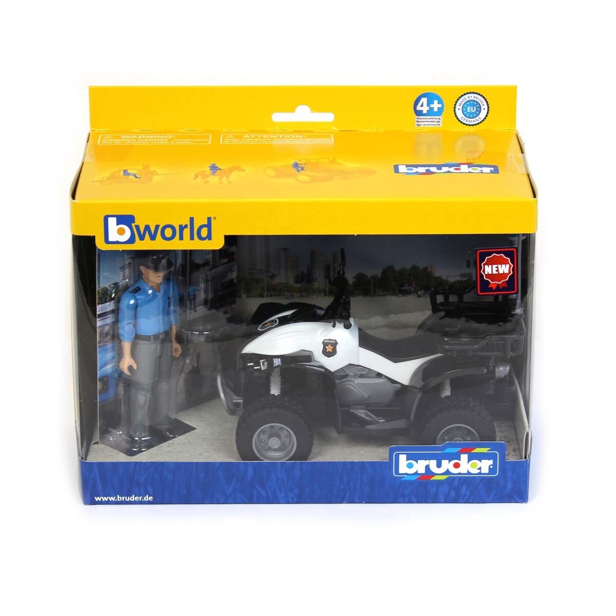 63011 Police Quad w light skin Police and access