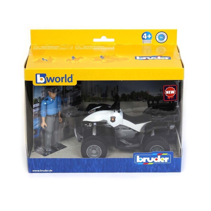 63011 Police Quad w light skin Police and access