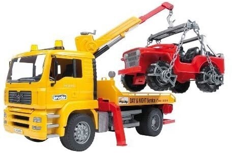 02750 MAN TGA Tow Truck with Cross Country Vehicle