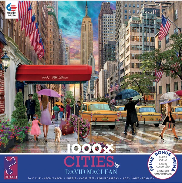 CEA 3166-3 1000PC DAVID MACLEAN CITIES ASST